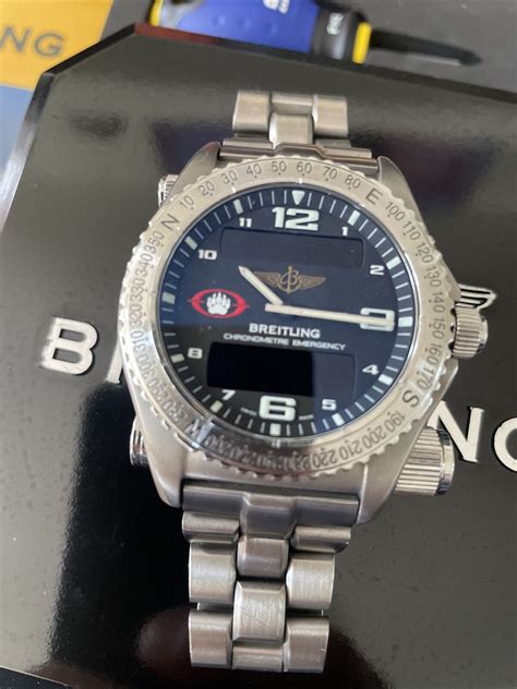 used breitling digital emergency 2 for sale|Breitling blackwater watch for sale.